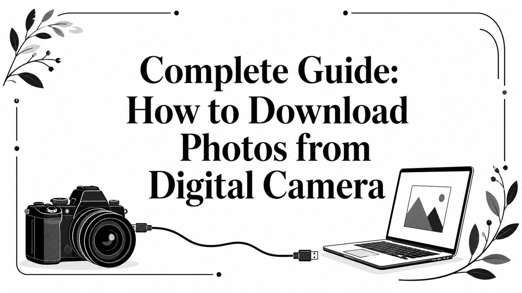 Complete Guide: How to Download Photos from Digital Camera