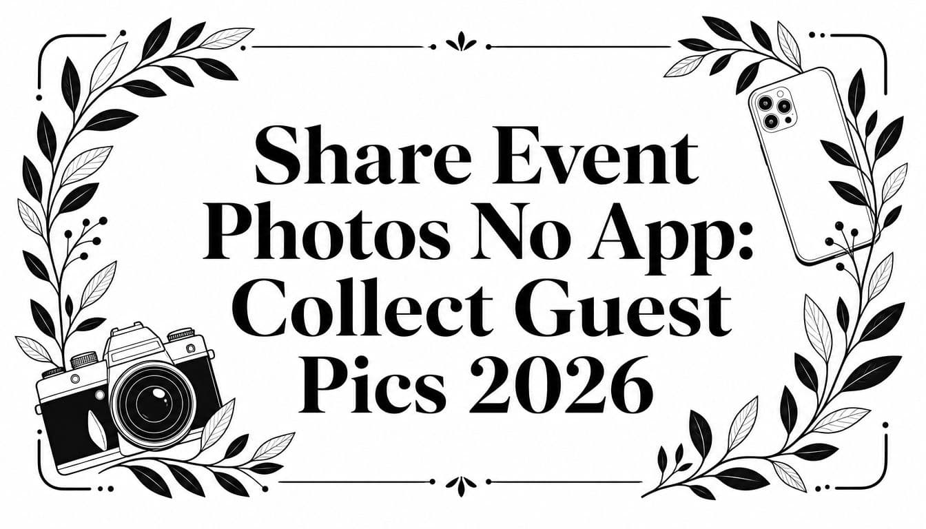 Share Event Photos No App: Collect Guest Pics 2026